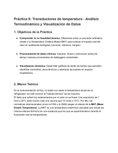 Pr&aacute;ctica 8: An&aacute;lisis Termodin&aacute;mico y Visualizaci&oacute;n de Datos de Transductores de Temperatura