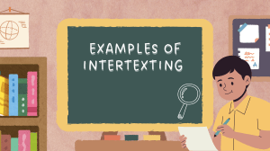 Examples of Intertextuality in Pop Culture