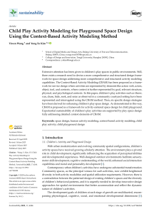Child Play Activity Modeling for Playground Design Using CBAM