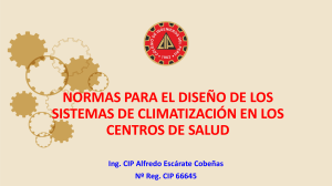 Normas para el Dise&ntilde;o de Sistemas de Climatizaci&oacute;n en Centros de Salud