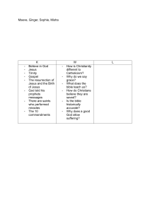 Christianity Study Guide: Topics & Questions