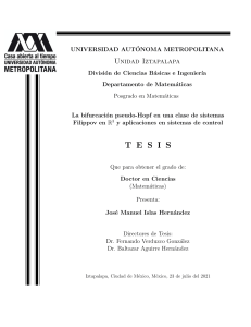 Bifurcaci&oacute;n pseudo-Hopf en sistemas Filippov 3D