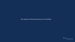 Axie Infinity Economic System Analysis