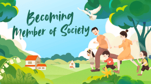 Unit 1: Socialization and Enculturation