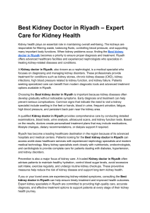 Best Kidney Doctor in Riyadh - Expert Kidney Care