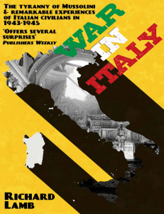 War in Italy: 1943-1945 by Richard Lamb