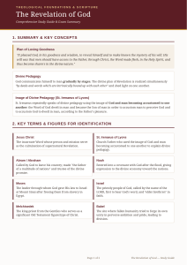 The Revelation of God Study Guide & Exam Summary