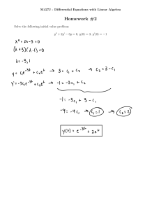 M427J Tarea 2: Resolver problema de valor inicial