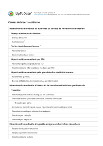 Causes of Hyperthyroidism - UpToDate