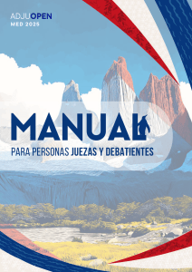 Manual para Juezas y Debatientes MED 2025