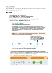 Covalent Bonding: Sharing Electrons in Chemistry