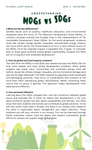Understanding MDGs vs SDGs: Key Differences & Reflections