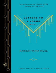 Letters to a Young Poet by Rilke | Penguin Classics
