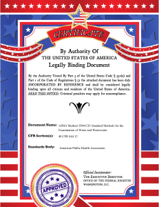 APHA Method 3500-CD: Water & Wastewater Examination Standard