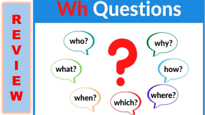Wh Questions English Grammar Exercises
