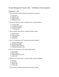 Project Management Practice Test - 30 Questions