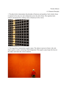 Elements and Principles of Design: Harmony & Negative Space