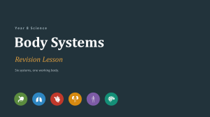 Year 8 Science: Body Systems Revision Lesson