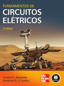 Fundamentos de Circuitos El&eacute;tricos 5&ordf; Edi&ccedil;&atilde;o - Alexander e Sadiku
