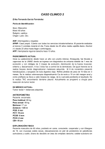 An&aacute;lisis Nutricional de Paciente con C&aacute;ncer Rectal