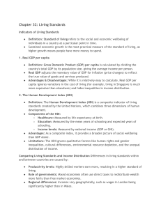 Chapter 32: Living Standards - Economics Textbook