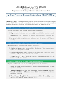 Gu&iacute;a Proyecto CRISP-DM Series de Tiempo