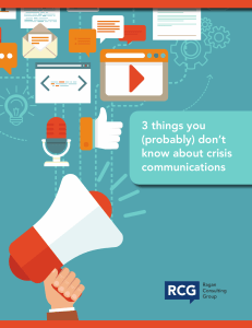 3 Things You Don't Know About Crisis Communications