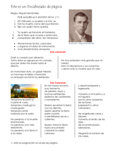 Eleg&iacute;a de Miguel Hern&aacute;ndez - An&aacute;lisis y Contexto