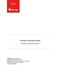 Gu&iacute;a de Laboratorio Diodos - Electr&oacute;nica Aplicada
