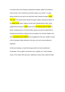 Scrooge's Isolation: Literary Analysis of 'A Christmas Carol'