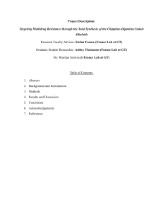 Total Synthesis of Chippiine-Dippinine Alkaloids for MDR