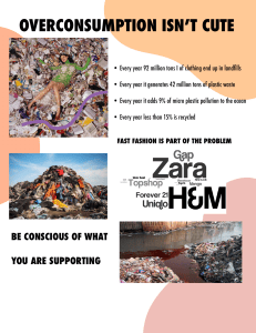 Overconsumption Isn't Cute: Fast Fashion Waste Facts