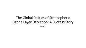 Global Politics of Ozone Depletion: Success Story Part 2