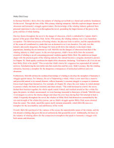 Moby Dick Essay: Themes of Obsession & Nature