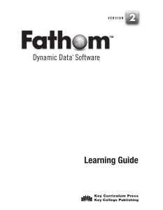 Fathom Dynamic Data Software Learning Guide v2