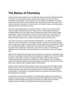 The Basics of Chemistry: Understanding Matter and Reactions
