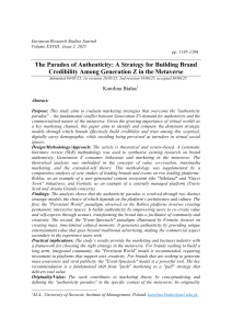 The Paradox of Authenticity: Brand Credibility in the Metaverse