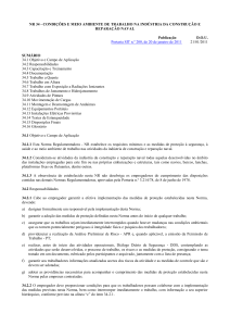 NR 34: Condi&ccedil;&otilde;es de Trabalho na Ind&uacute;stria Naval