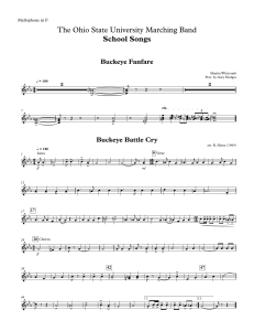 Nutki Ohio State Marching Band School Songs dla Mellophone