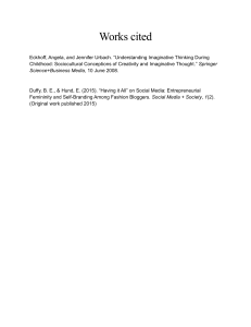 Works Cited: Academic References