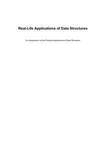 Real-Life Applications of Data Structures Assignment