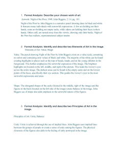 Formal Analysis of John Biggers' Night of the Poor