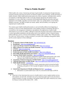 What is Public Health? Definition, Resources, and Key Issues
