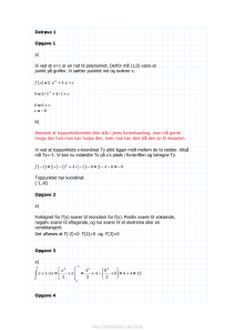 Delr&oslash;ve 1: Matematik Opgaver med L&oslash;sninger