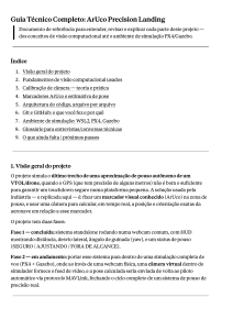 Guia T&eacute;cnico Completo: ArUco Precision Landing