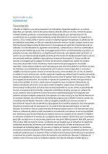 Indicadores de Gesti&oacute;n: Transcripci&oacute;n y Ejemplos
