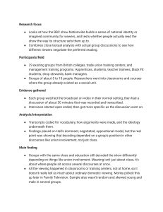 BBC Nationwide Audience Reception Study