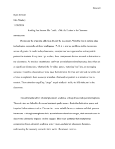 Mobile Devices in the Classroom: Impact on Student Success