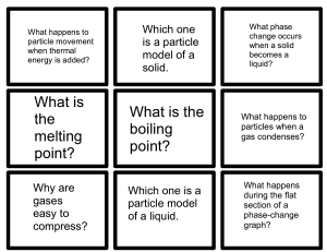 States of Matter Quiz Questions