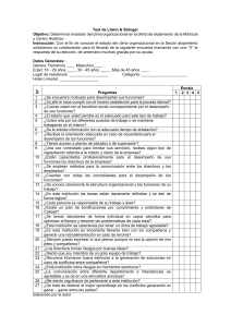 Test de Litwin & Stringer - Clima Organizacional